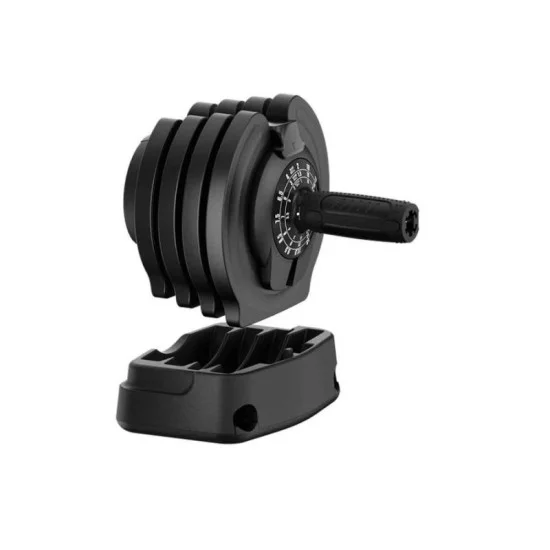 Smart Adjustable Dambell - Weight 18 kg - One Piece _ Black